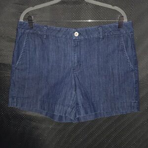 PRE-LOVED WHBM Denim Blue 5” Women's Shorts, Size 12